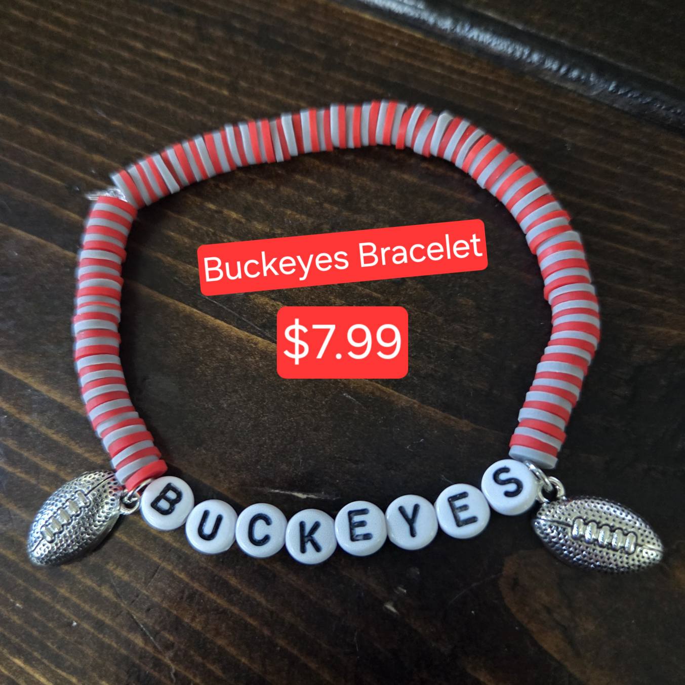 Charmed Buckeyes Bracelet