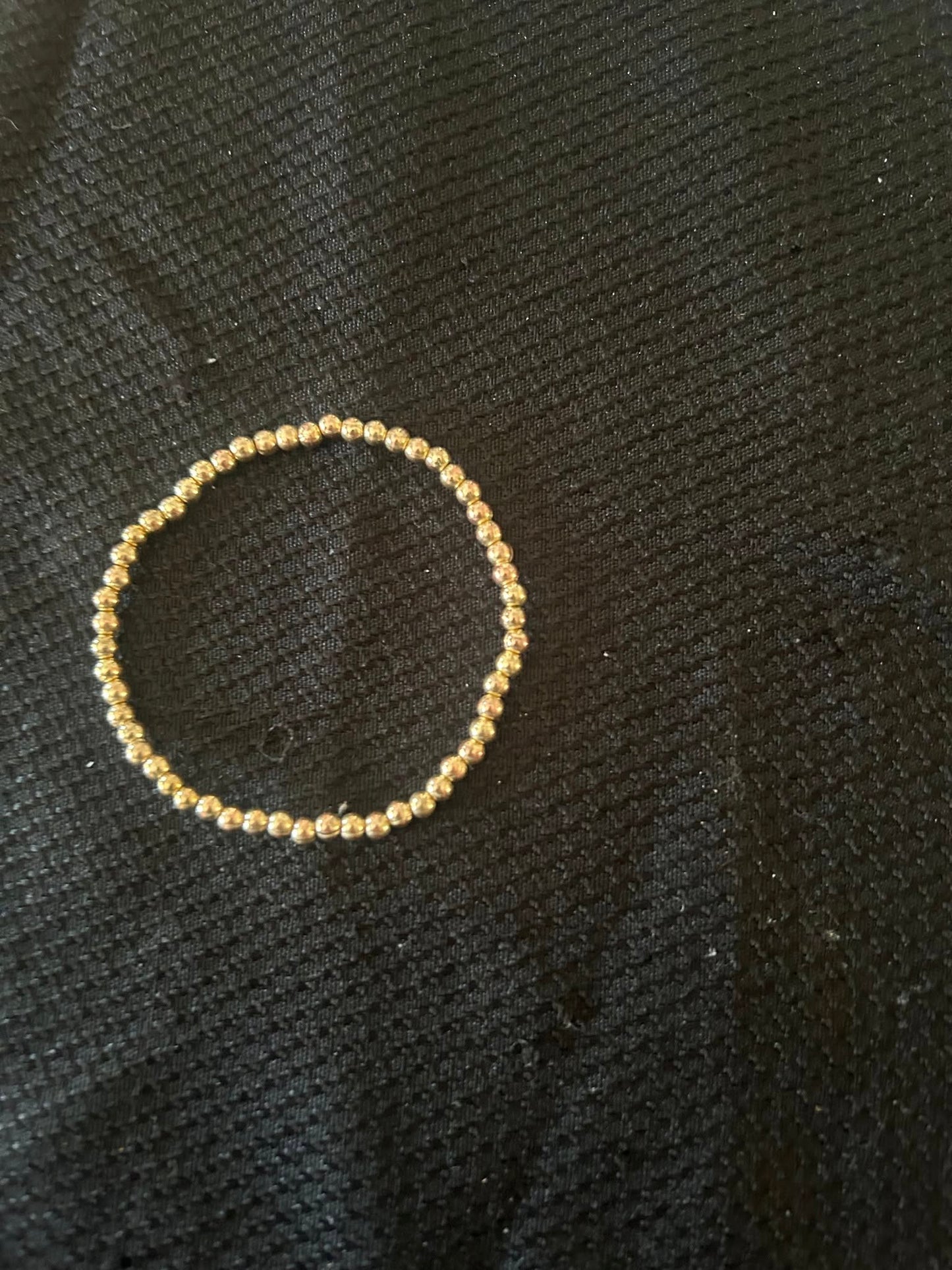 Gold Bead Bracelet