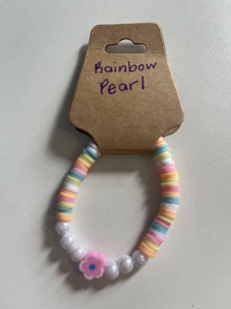 Rainbow Pearl Bracelet