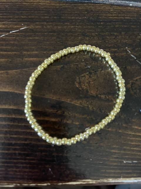 Gold Seed Bead Bracelet
