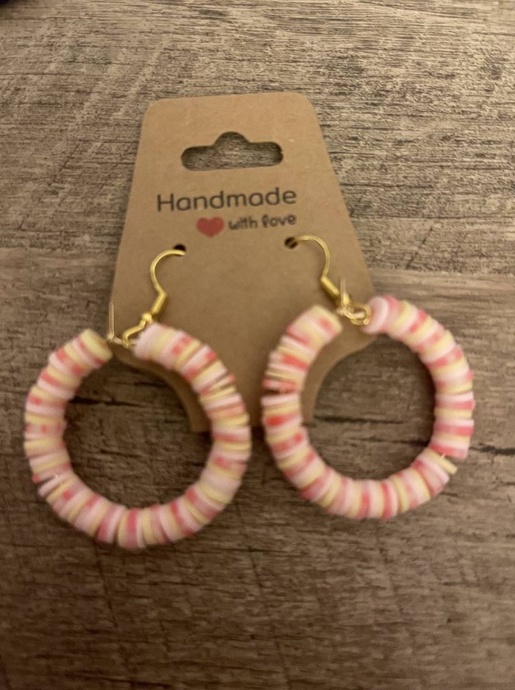 Strawberry Banana Smoothie Earrings