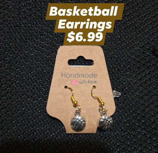 Basketball Earrings