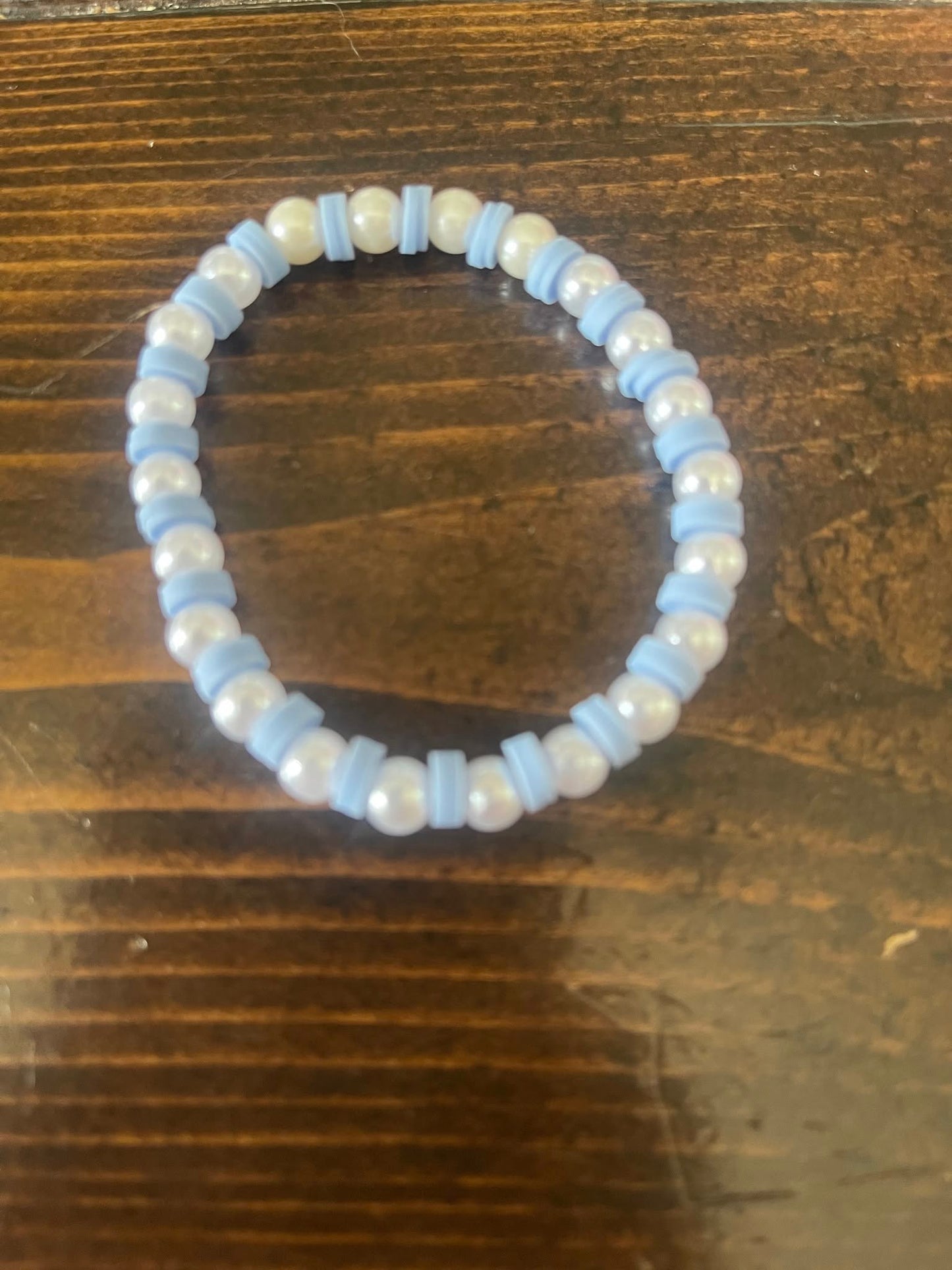 Cornflower Pearl Bracelet