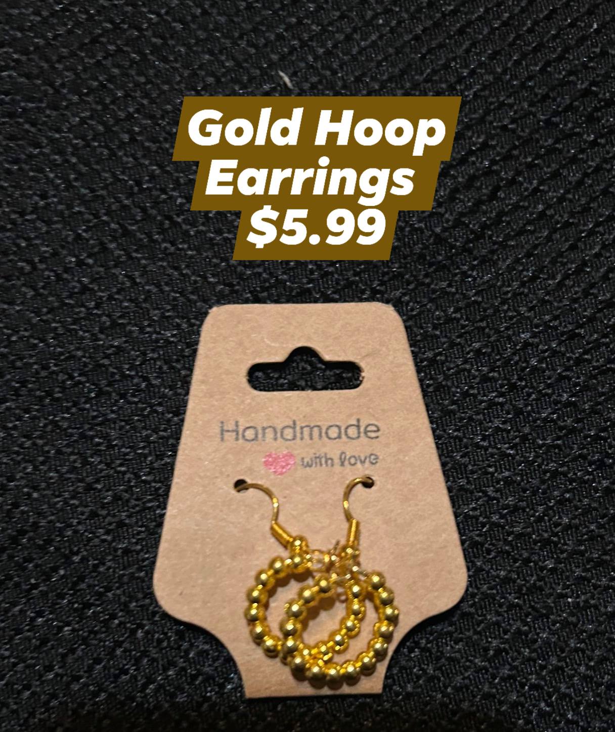 Gold Hoop Earrings