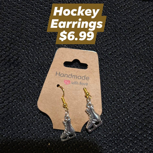 Hockey Earrings