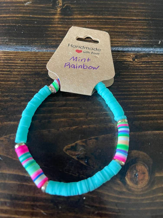 Mint Rainbow Bracelet