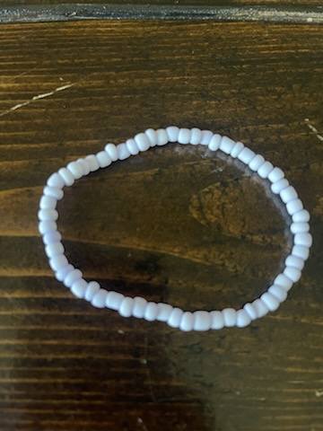 Purple Seed Bead Bracelet