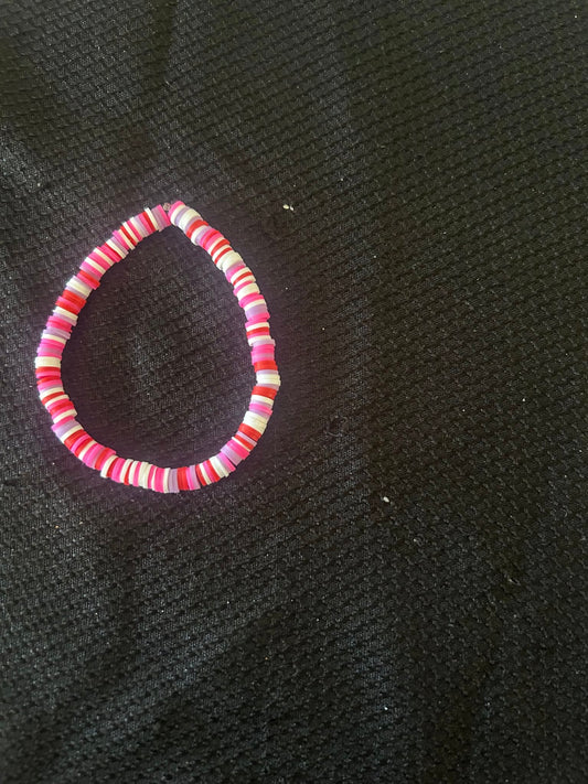 Valentines Day Bead Spinner Bracelet