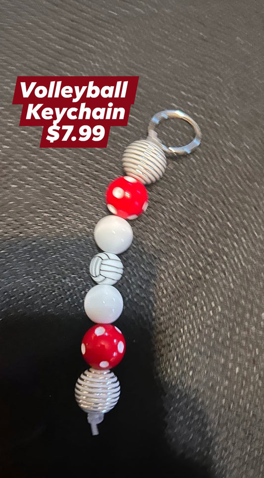 Volleyball Keychain